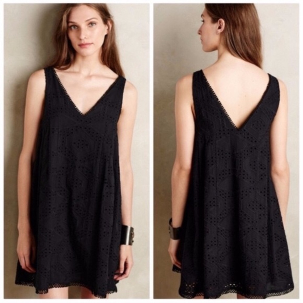 Maeve Luci Eyelet Swing Dress